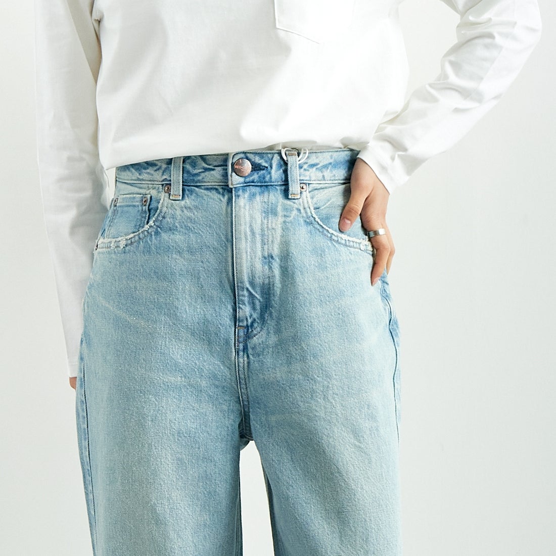 RED CARD TOKYO [レッドカード トーキョー] Dakota ルーズストレートデニム [72W43201TLS] S-TANNED L