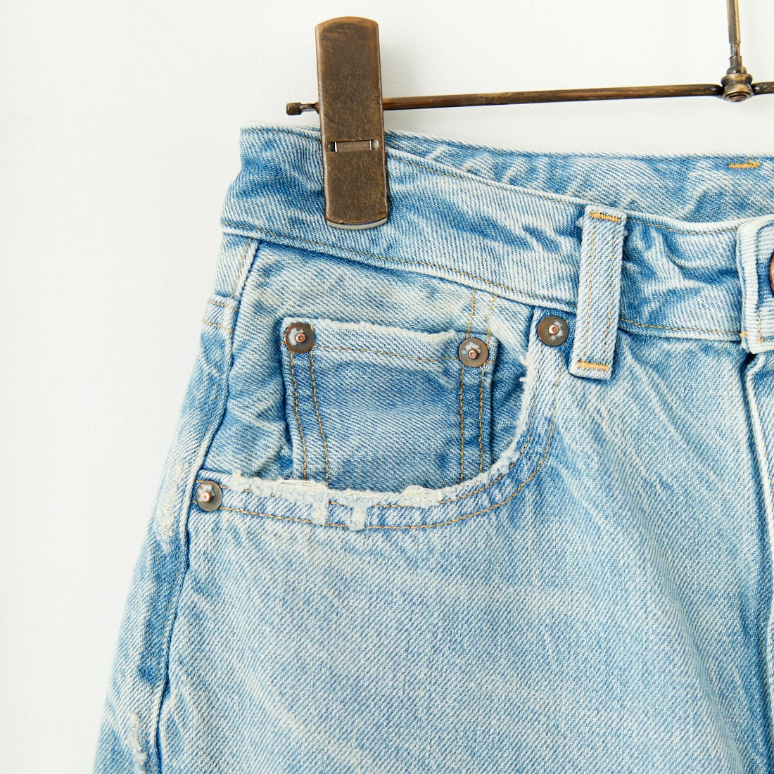 RED CARD TOKYO [レッドカード トーキョー] Dakota ルーズストレートデニム [72W43201TLS] S-TANNED L