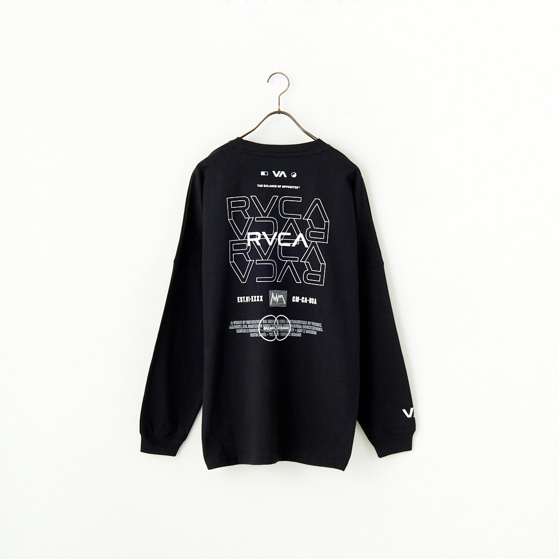 RVCA [ルーカ] RADIATE ロングスリーブTシャツ [BF041-151]｜ジーンズ
