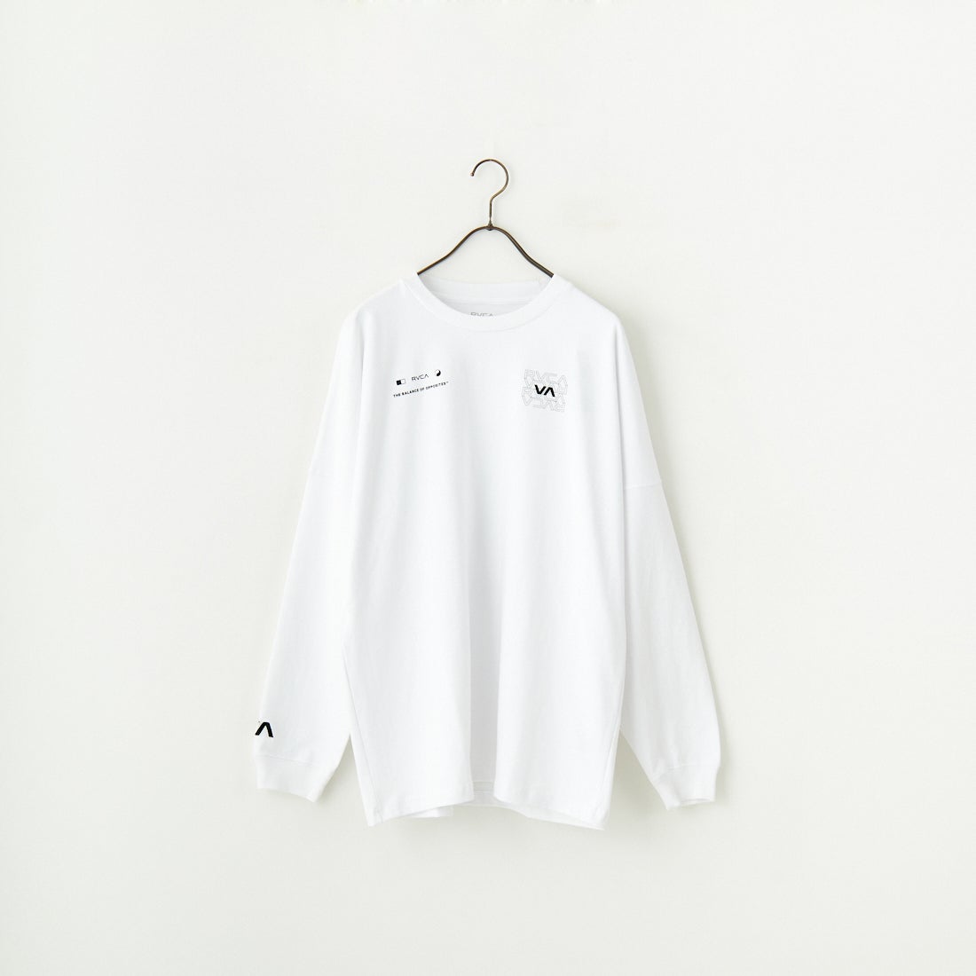RVCA [ルーカ] RADIATE ロングスリーブTシャツ [BF041-151] WHT