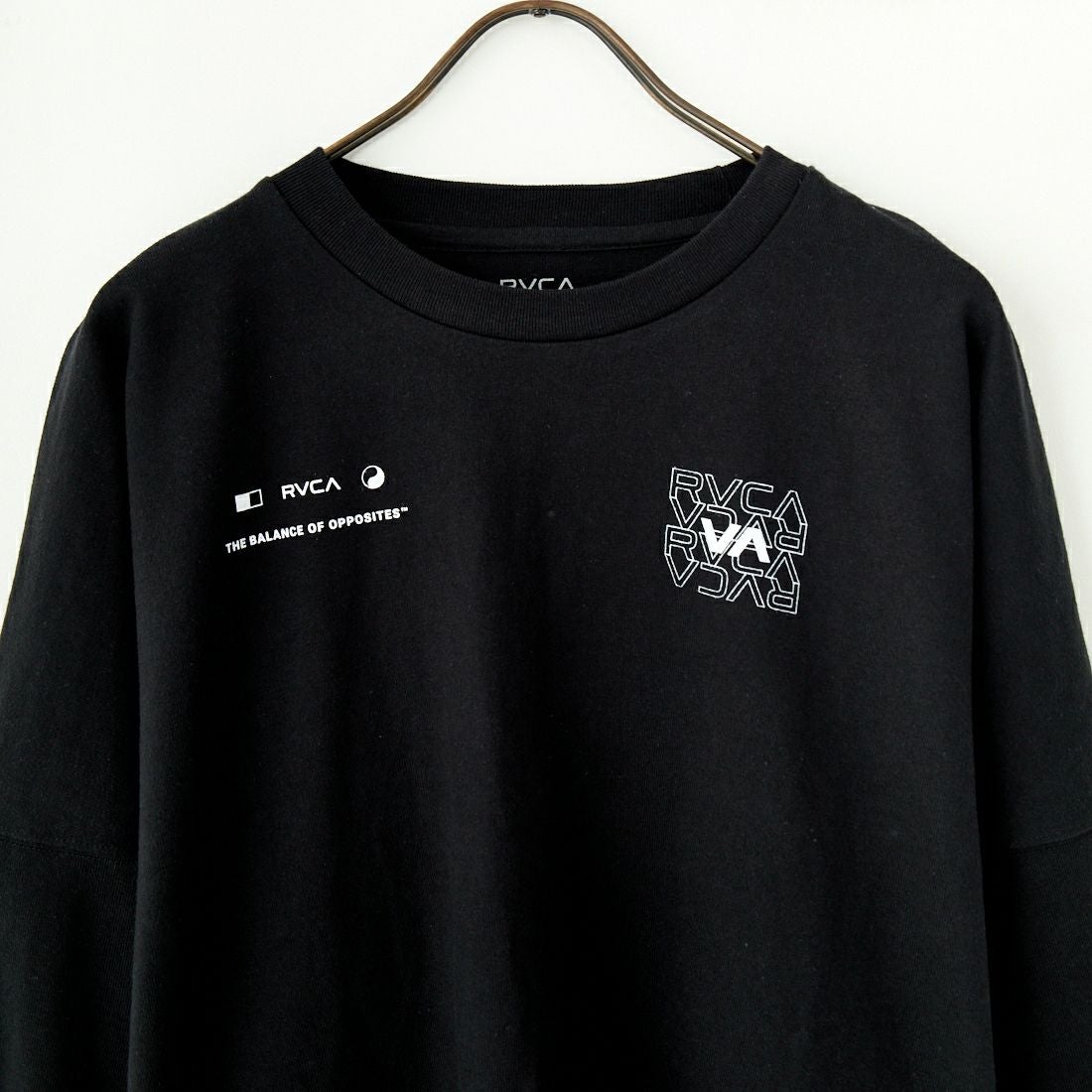 RVCA [ルーカ] RADIATE ロングスリーブTシャツ [BF041-151] BLK