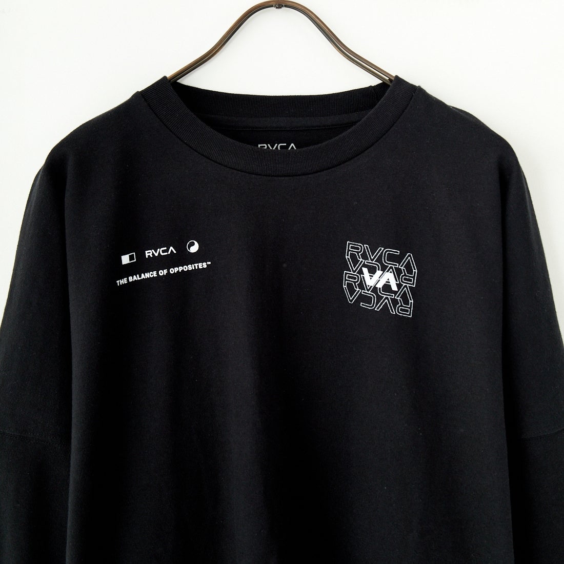 RVCA [ルーカ] RADIATE ロングスリーブTシャツ [BF041-151] BLK