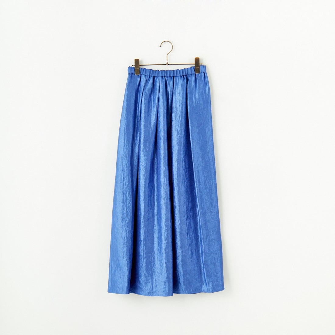ma couleur [マ クルール] スパークヴィンテージ タック＆ギャザーロングスカート [J-4671] 630 BLUE
