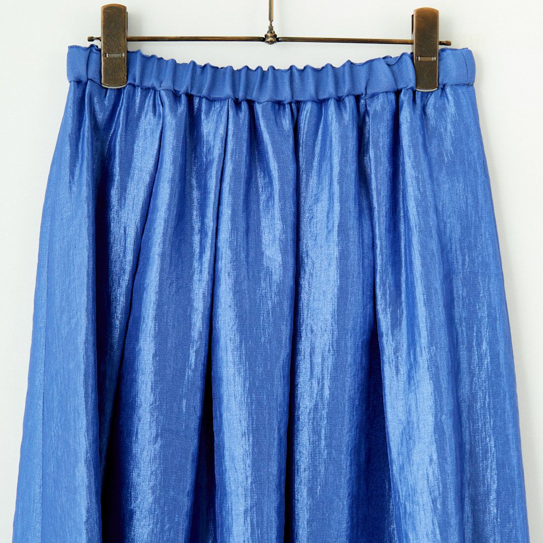 ma couleur [マ クルール] スパークヴィンテージ タック＆ギャザーロングスカート [J-4671] 630 BLUE