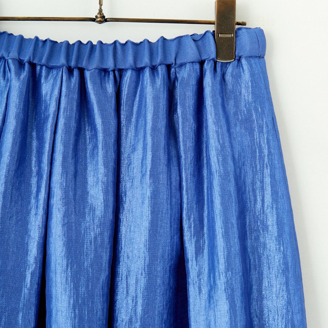 ma couleur [マ クルール] スパークヴィンテージ タック＆ギャザーロングスカート [J-4671] 630 BLUE