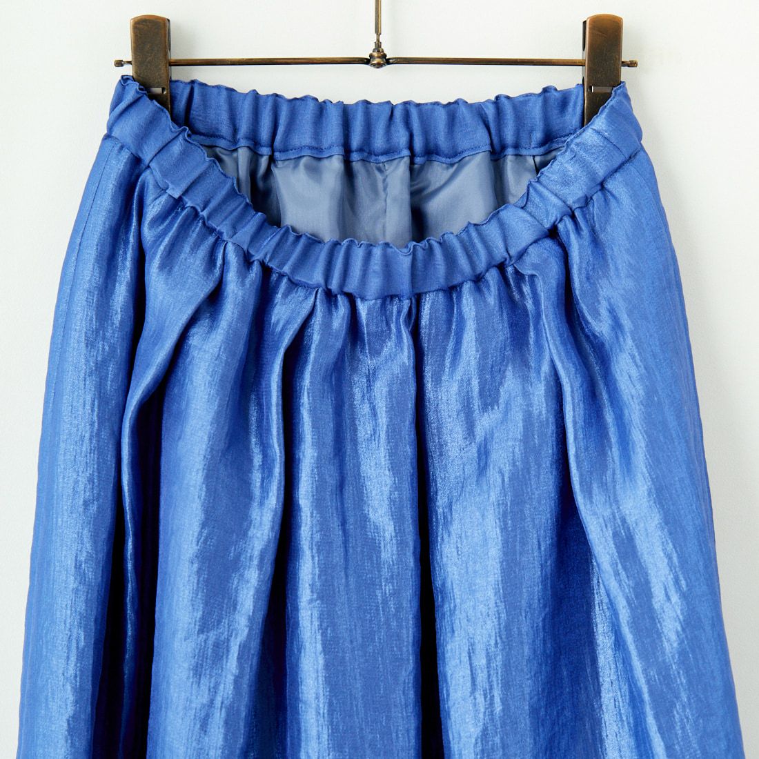 ma couleur [マ クルール] スパークヴィンテージ タック＆ギャザーロングスカート [J-4671] 630 BLUE