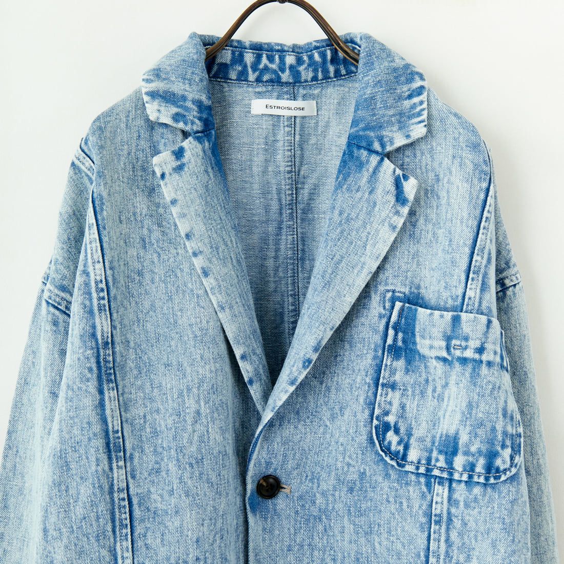 ESTROISLOSE [エストゥロワルーズ] 綿麻デニムジャケット [EB24406] 793 F.BLUE