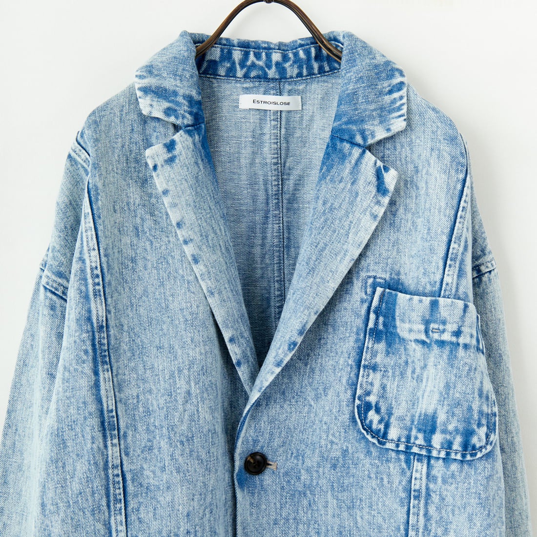 ESTROISLOSE [エストゥロワルーズ] 綿麻デニムジャケット [EB24406] 793 F.BLUE