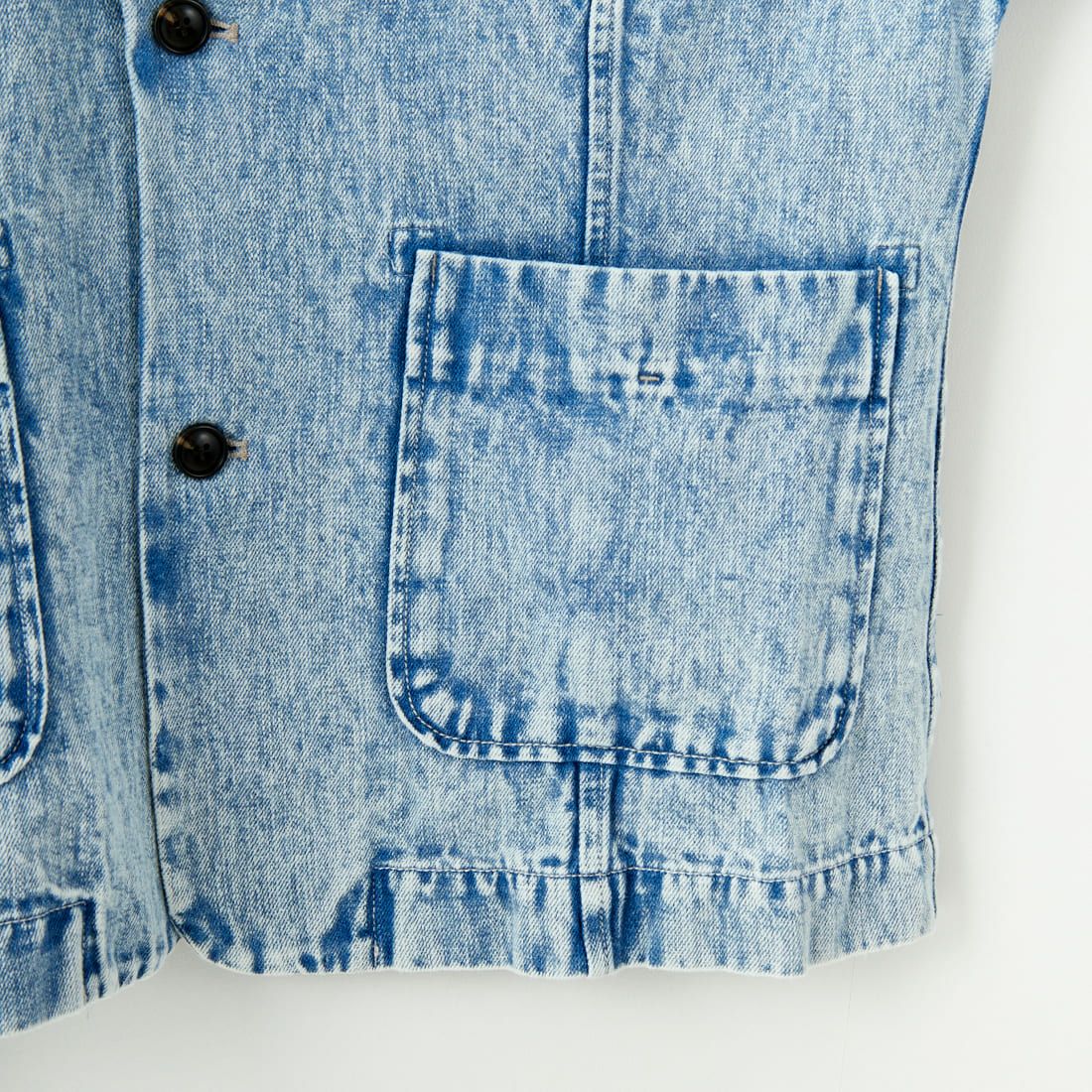 ESTROISLOSE [エストゥロワルーズ] 綿麻デニムジャケット [EB24406] 793 F.BLUE