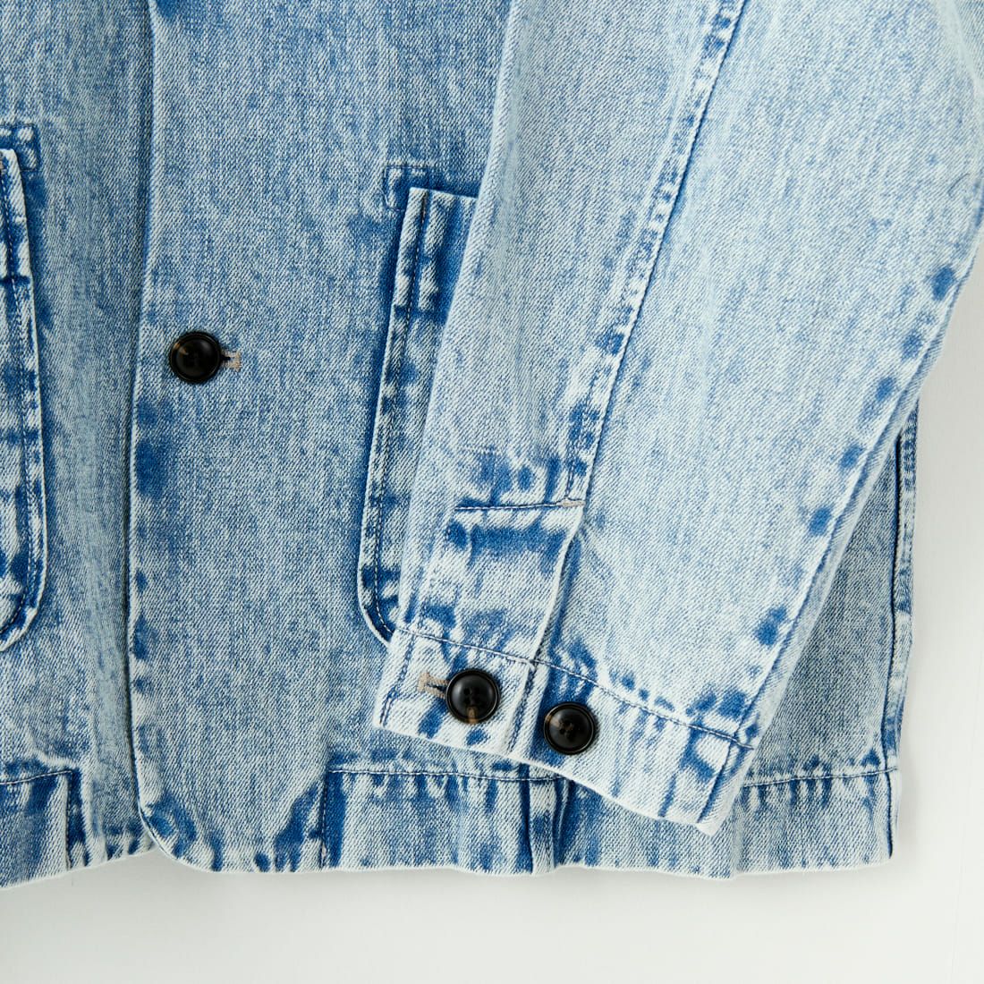 ESTROISLOSE [エストゥロワルーズ] 綿麻デニムジャケット [EB24406] 793 F.BLUE