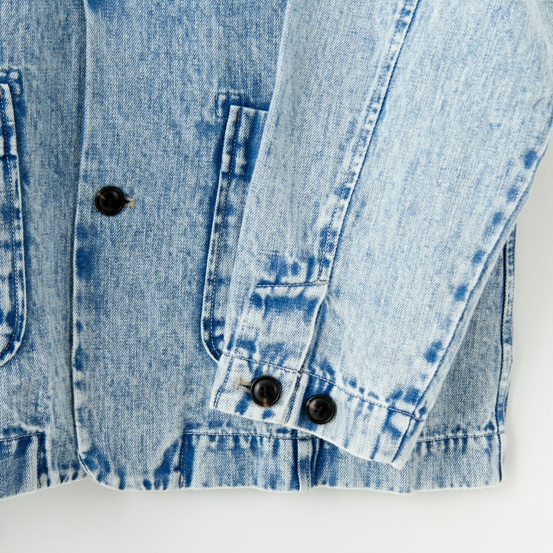 ESTROISLOSE [エストゥロワルーズ] 綿麻デニムジャケット [EB24406] 793 F.BLUE