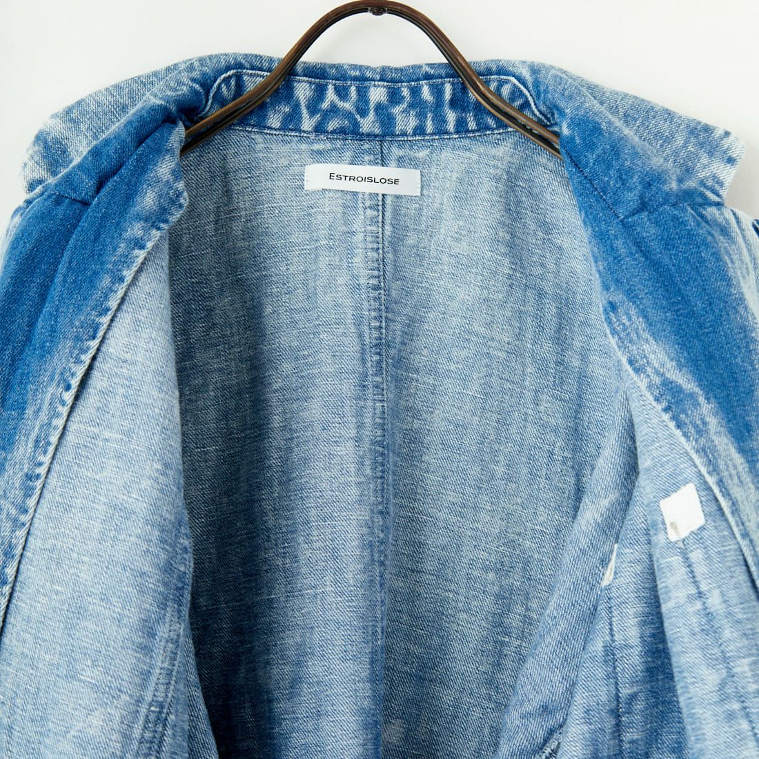 ESTROISLOSE [エストゥロワルーズ] 綿麻デニムジャケット [EB24406] 793 F.BLUE