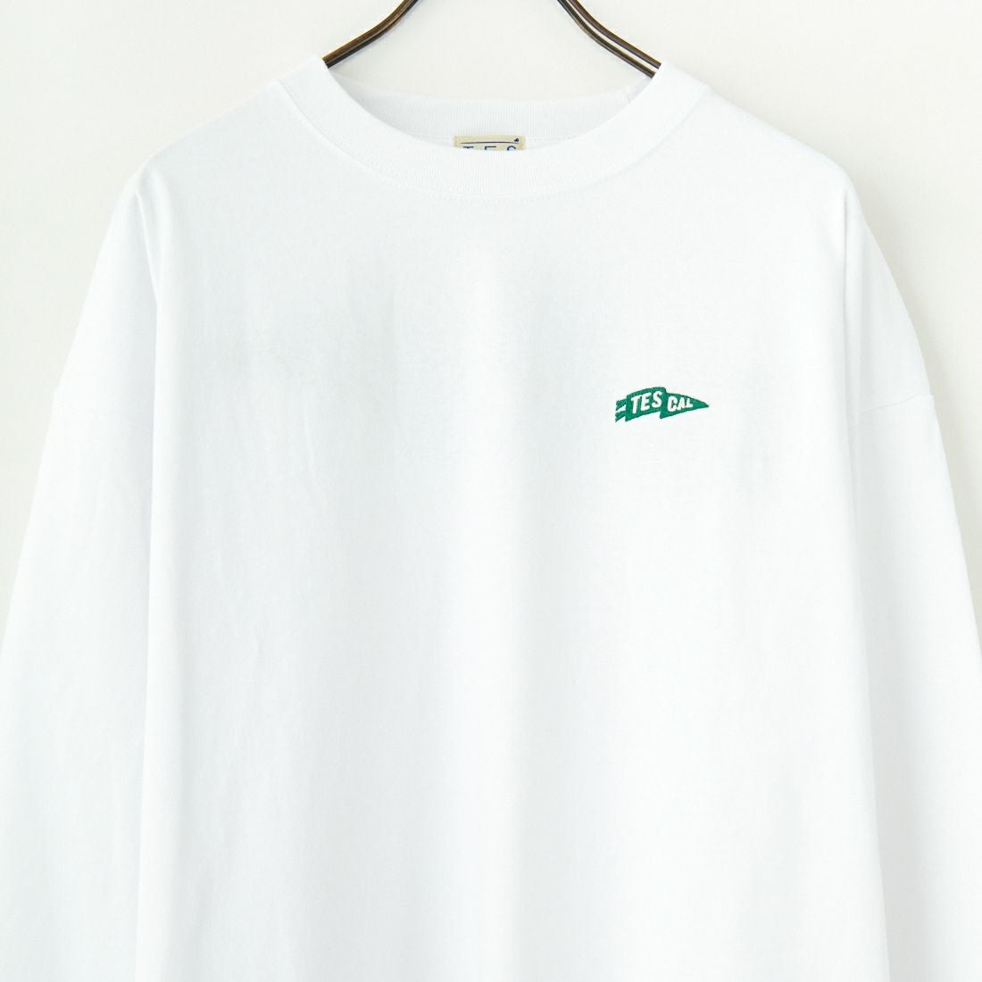 The Endless Summer [エンドレスサマー] TES サガラ刺繍ビッグロングスリーブTシャツ [C-25374303] 07 WHITE