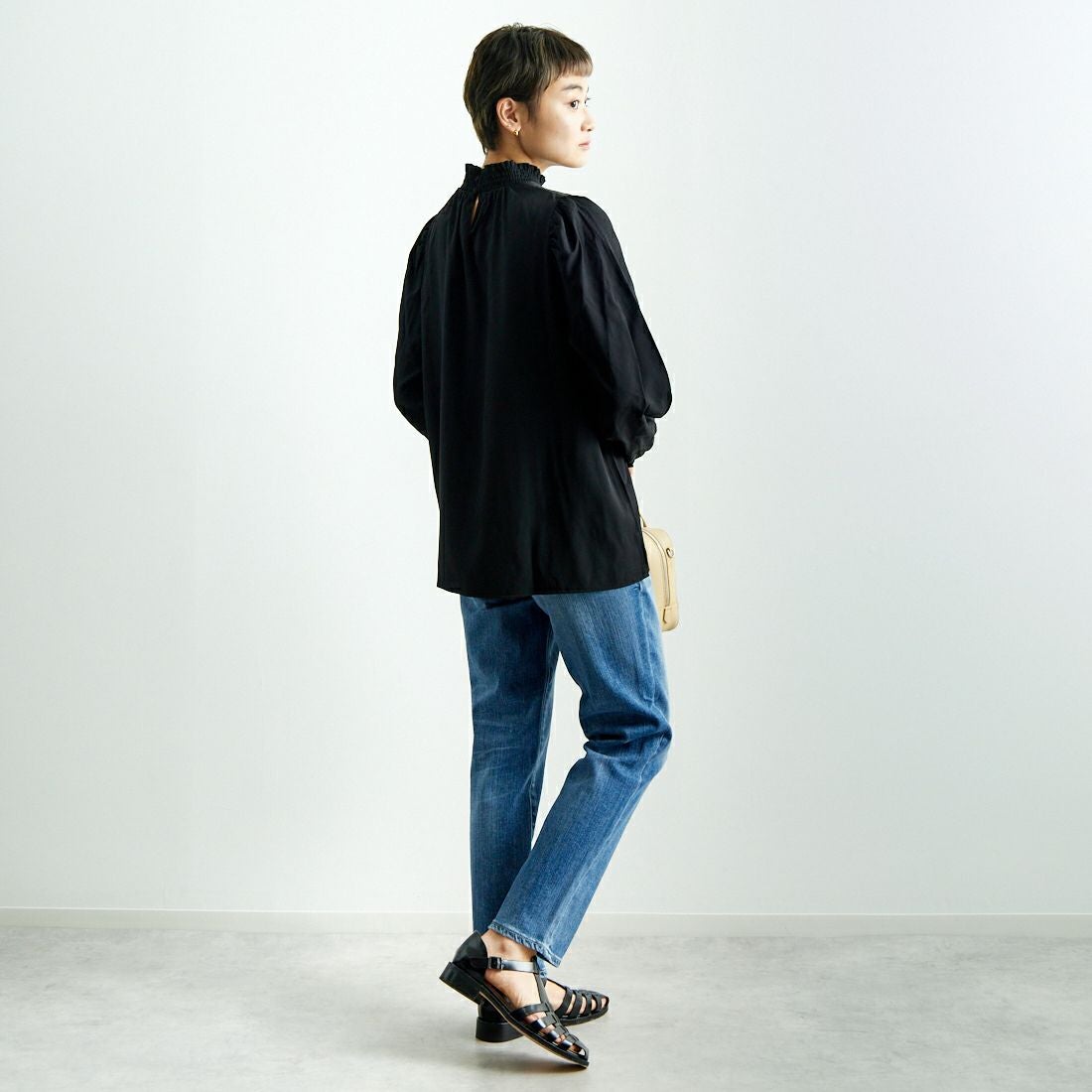 RED CARD TOKYO [レッドカード トーキョー] 35th Anniversary カジュアルテーパードパンツ [26W10001MDU] A-MD USED &&モデル身長：160cm 着用サイズ：24&&