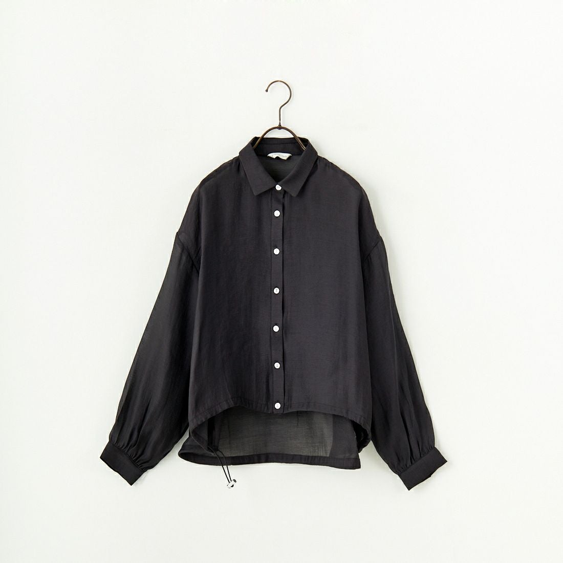 Jf Ready Made [ジェイエフレディメイド] ドロストシアーシャツ [3010303] 801 ﾌﾞﾗｯｸ