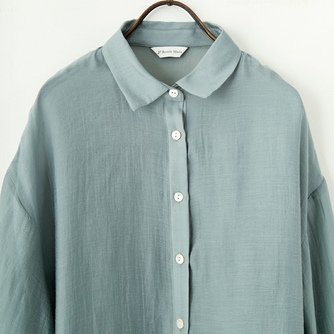 Jf Ready Made [ジェイエフレディメイド] ドロストシアーシャツ [3010303] 421 ﾐﾝﾄ