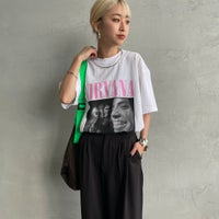 WHITE&&モデル身長：150cm 着用サイズ：M&&