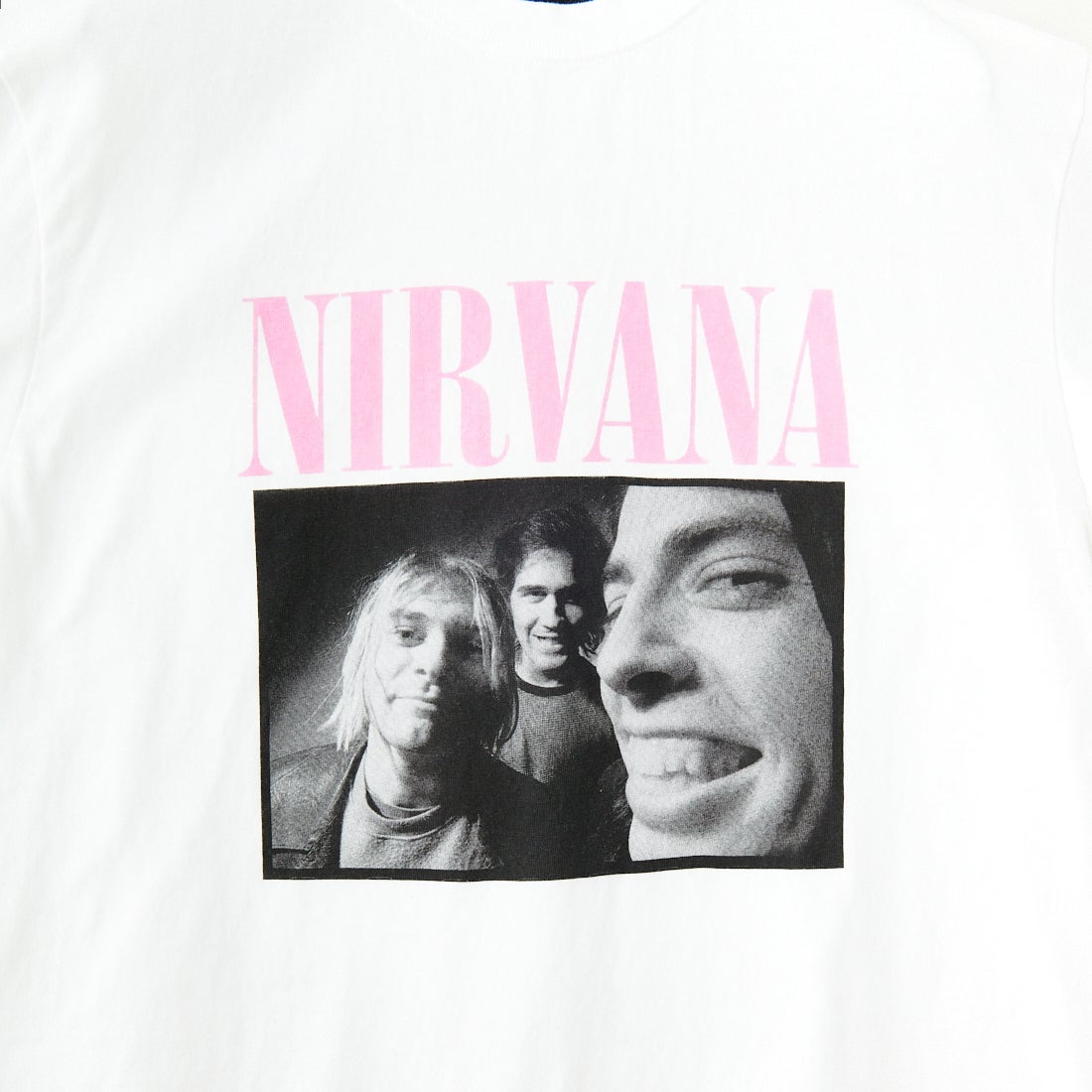 GOOD ROCK SPEED [グッドロックスピード] 別注 NIRVANA フォトプリントロックTシャツ [INTN-031-JF] WHITE
