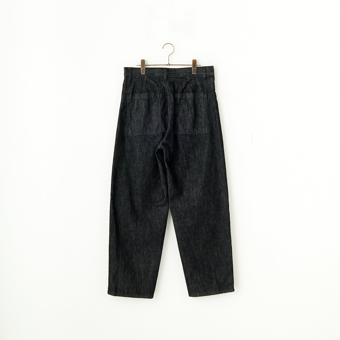 Noir Fabrik [ヌワールファブリック] デニムオーバルパンツ [1PDENIM-M-244-01-IN] BLACK