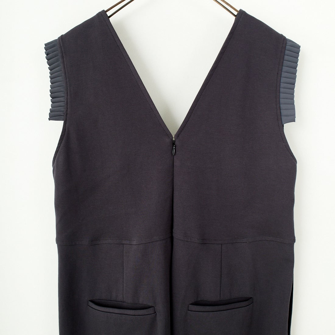 USINE [ユジーヌ] プリーツオールインワン [2510804] D.GRAY