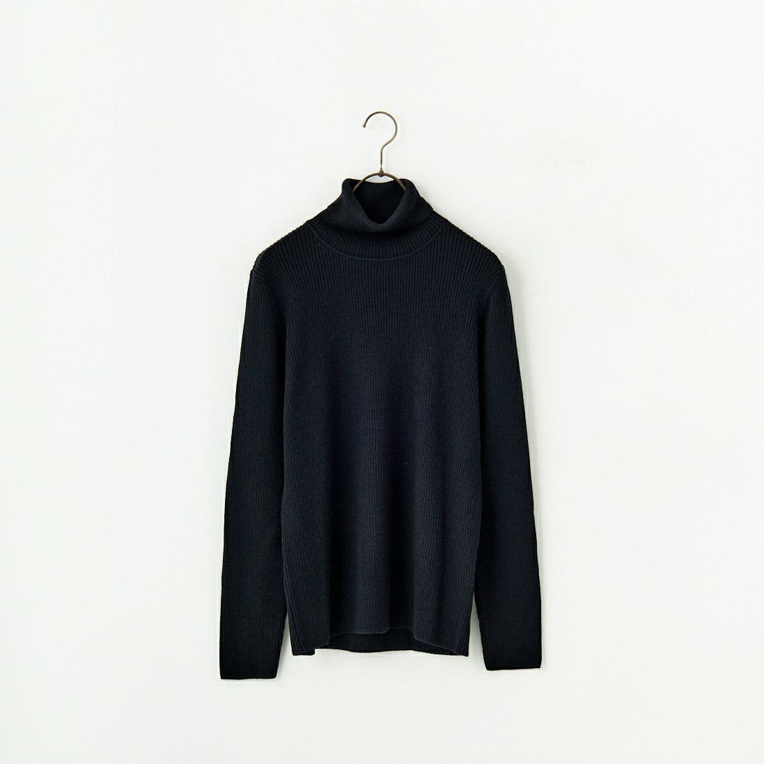 gim [ジム] 12G梳毛リブタートルネックニット [23522330] 005 ﾌﾞﾗｯｸ