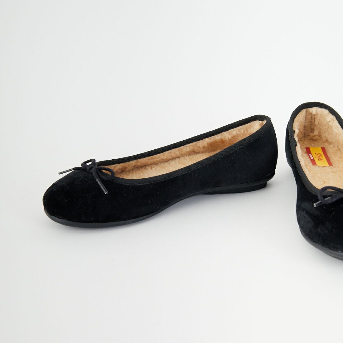 O'Kyti [オキティ] ベルベットバレエシューズ [6500-VE] NEGRO