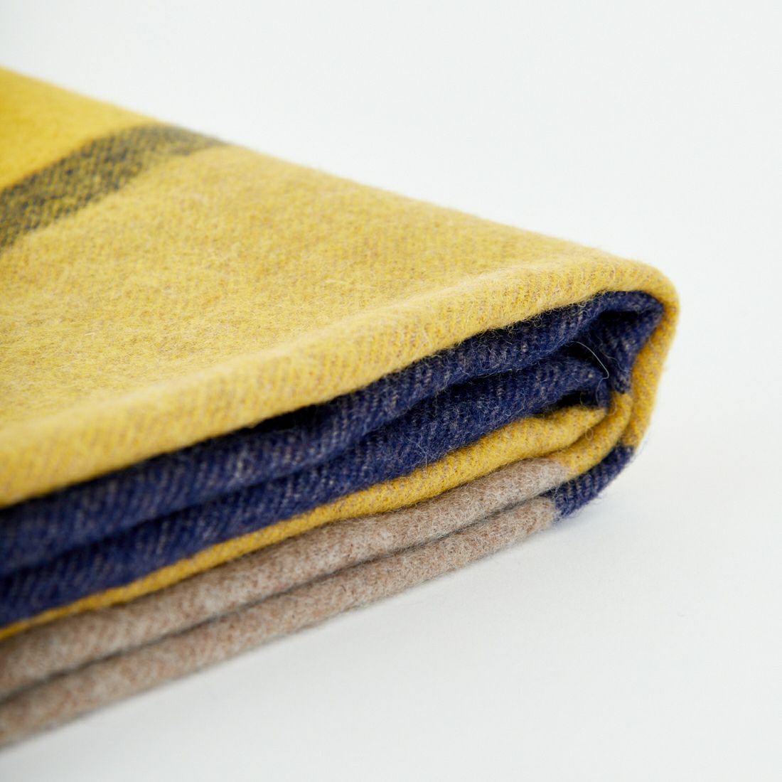 TWEED MILL [ツィードミル] ラムウールストール [70-190-WP] CHK-HONEY