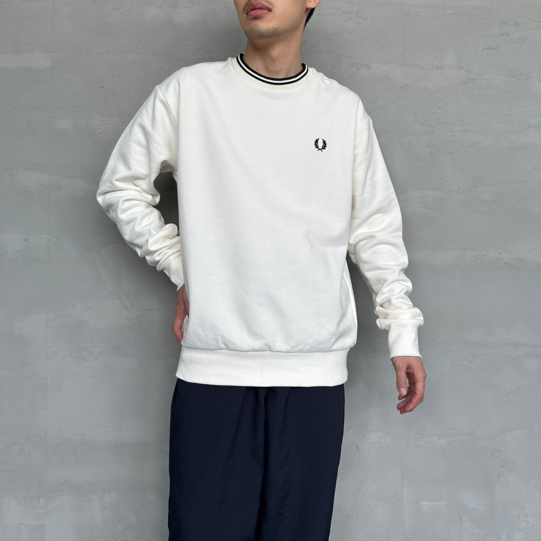 ECRU&&モデル身長：168cm 着用サイズ：L&&