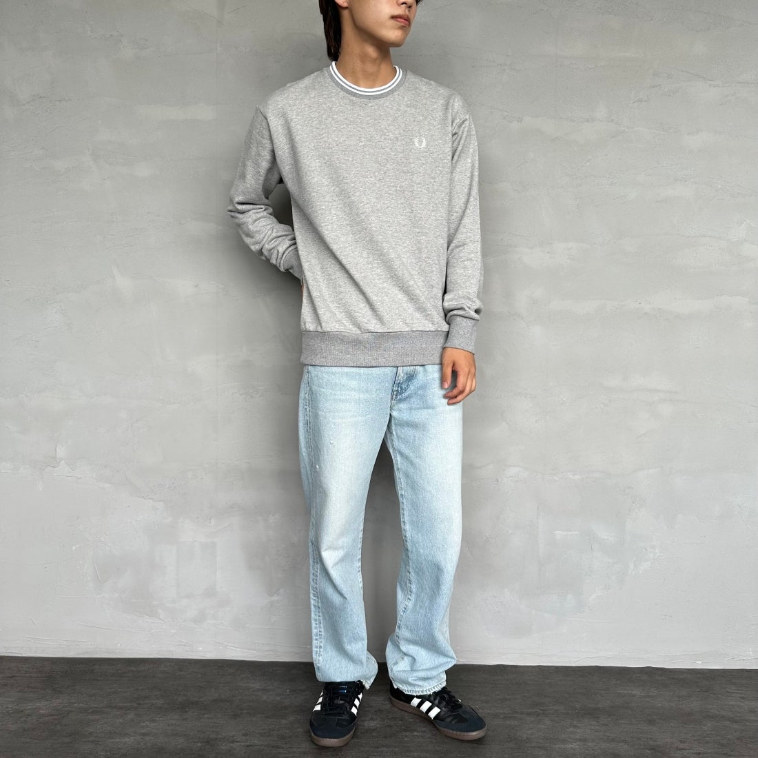 FRED PERRY [フレッドペリー] 別注 ツインティップライン ワンポイント