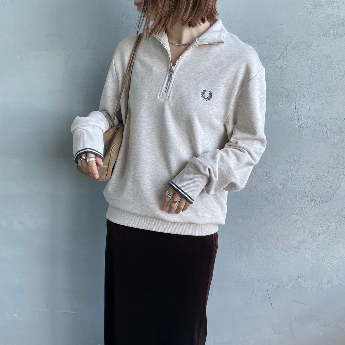 W50 PORRID&&モデル身長：158cm 着用サイズ：S&&