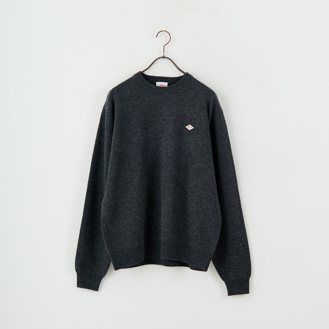 DANTON [ダントン] クルーネックプルオーバーニット [DT-D0028LMW] CARBON