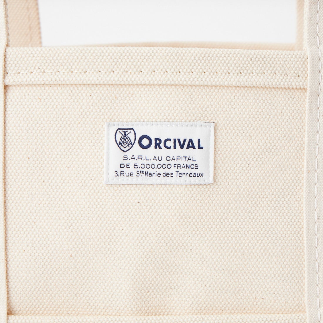 ORCIVAL [オーシバル] キャンバストートバッグ スモール [OR-H0285KWC] ECRU/CAMEL