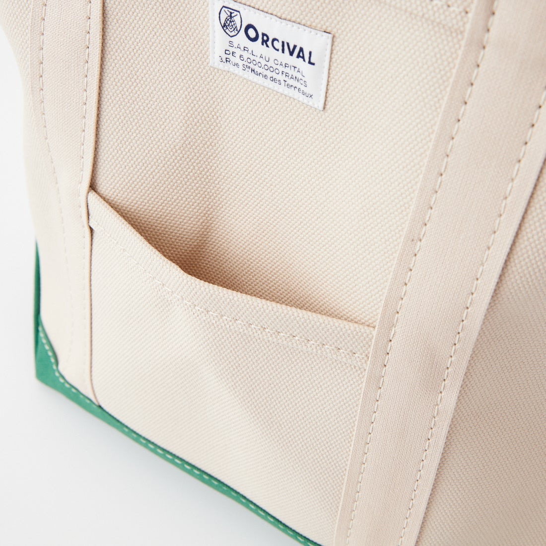 ORCIVAL [オーシバル] キャンバストートバッグ [OR-H0285KWC] L.SAN B/GN