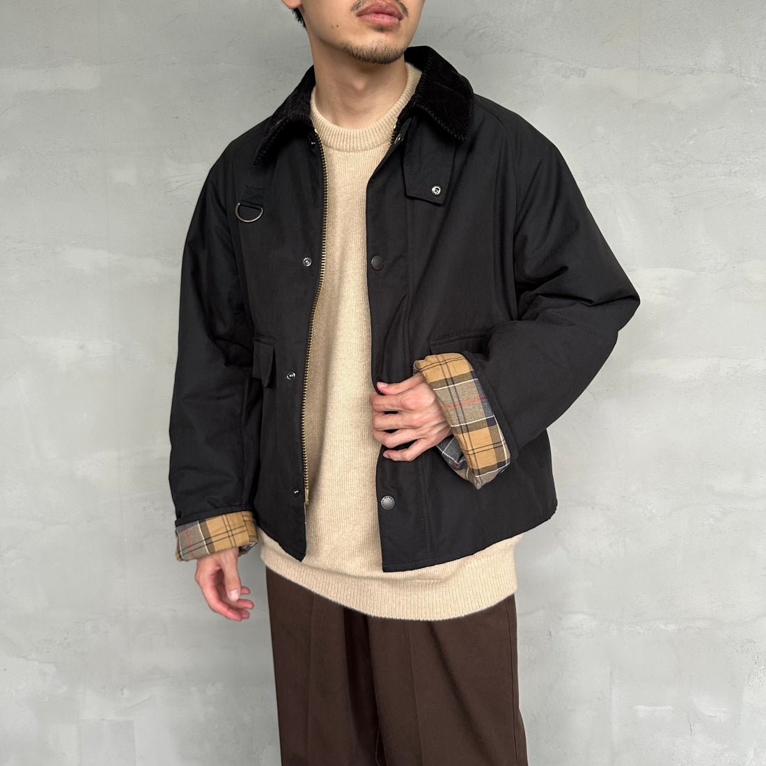 BLACK&&モデル身長：168cm 着用サイズ：40&&