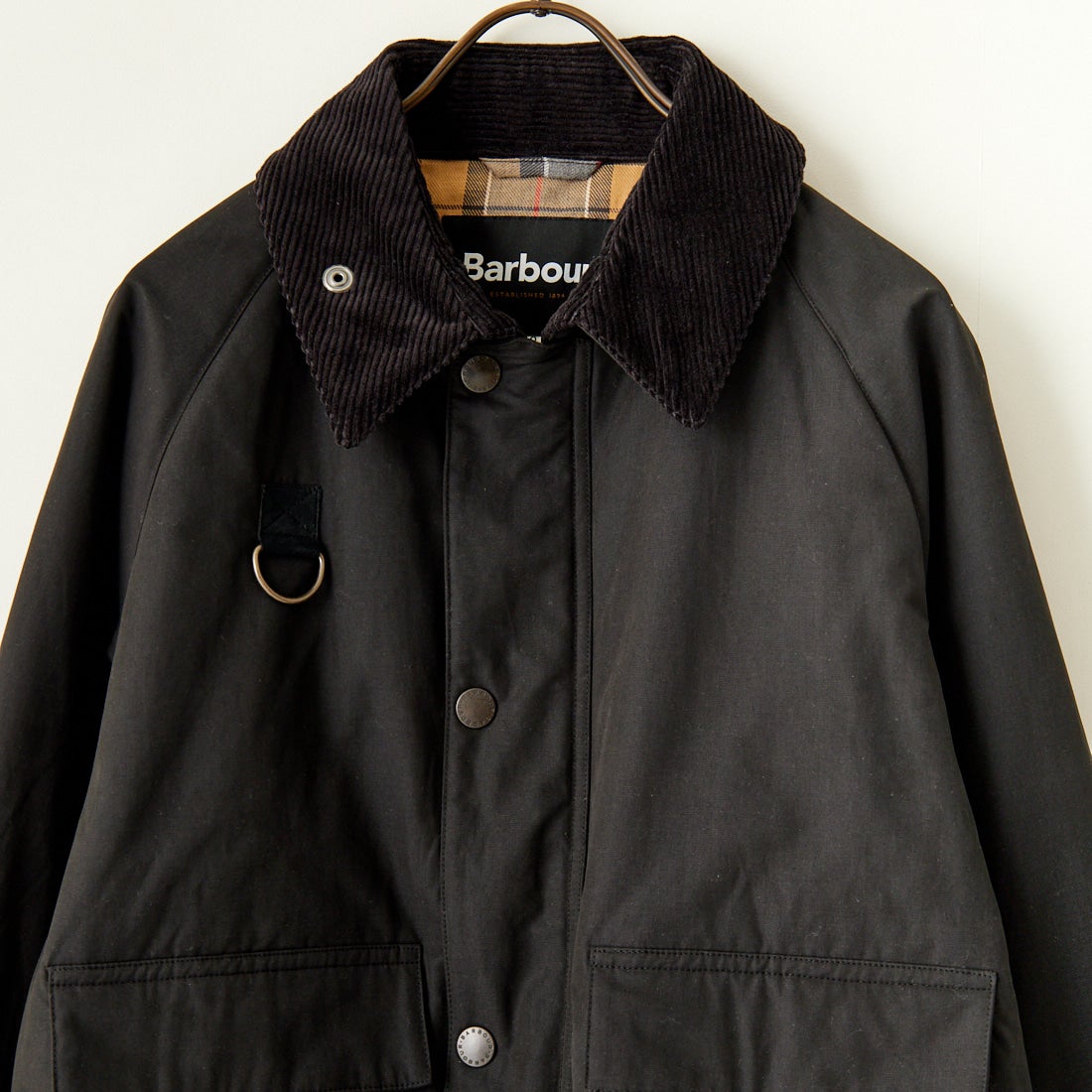 Barbour [バブアー] 別注 中綿入り SPEY スペイジャケット [MCAS151-JF] BLACK