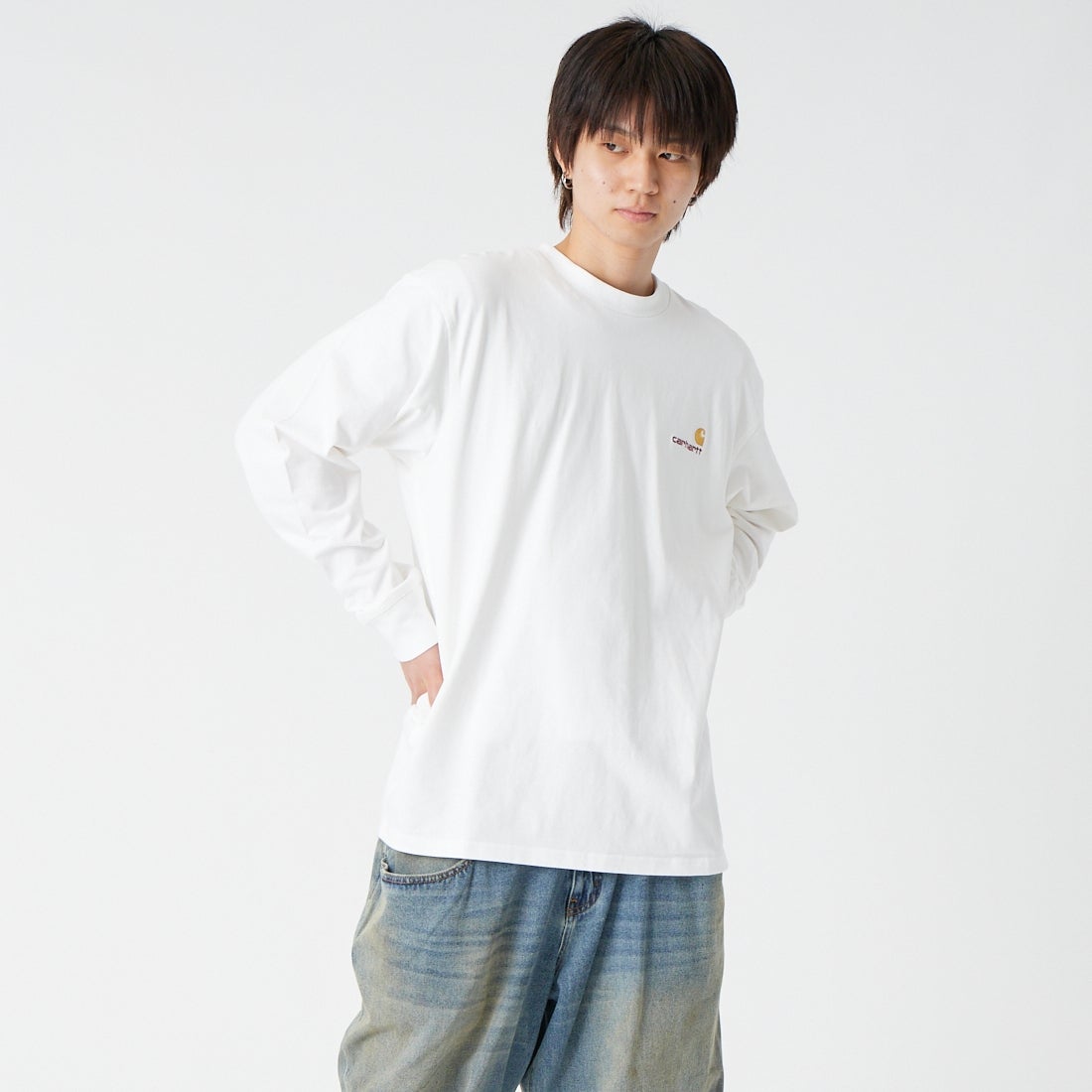 WHITE&&モデル身長：177cm 着用サイズ：M&&