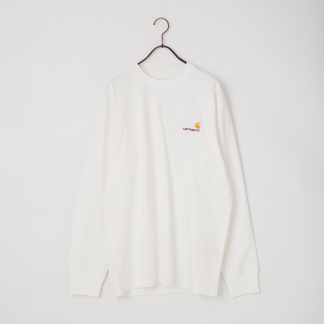 carhartt WIP [カーハートダブリューアイピー] ロングスリーブアメリカンスクリプトTシャツ [I029955] WHITE