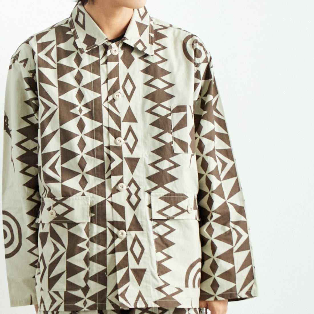 South2West8 [サウスツーウエストエイト] ハンティングシャツジャケット [PU497] B NATIVE S
