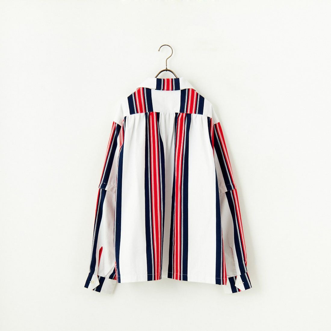 AiE [エーアイイー] ストライプペインターシャツ [PU617] A OFF WHIT