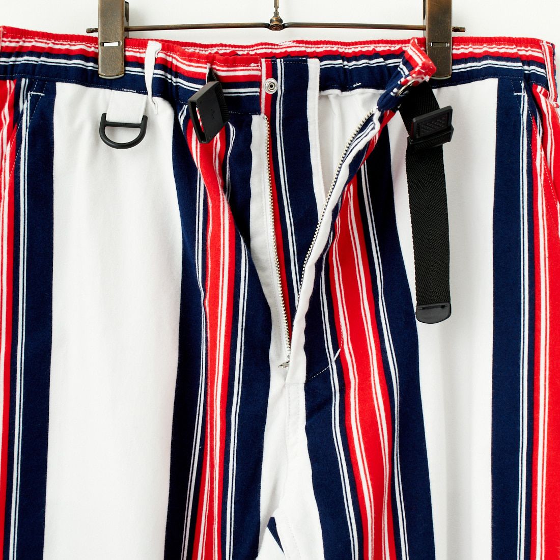 AiE [エーアイイー] ストライプイージーパンツ [PU618] A OFF WHIT