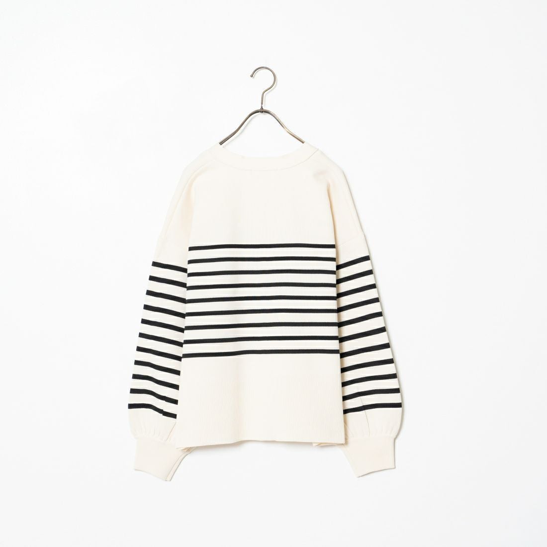 Maison de L'allure [メゾン ドゥ ラリュール] 金ボタン Vネックカーディガン [M24131018] 50 NAT/BLK