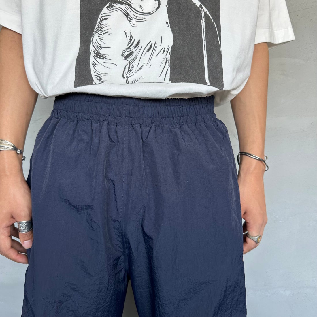 umbro [アンブロ] 別注 トレーニングナイロンパンツ [KBT58-NK-PT6-JF] NAVY