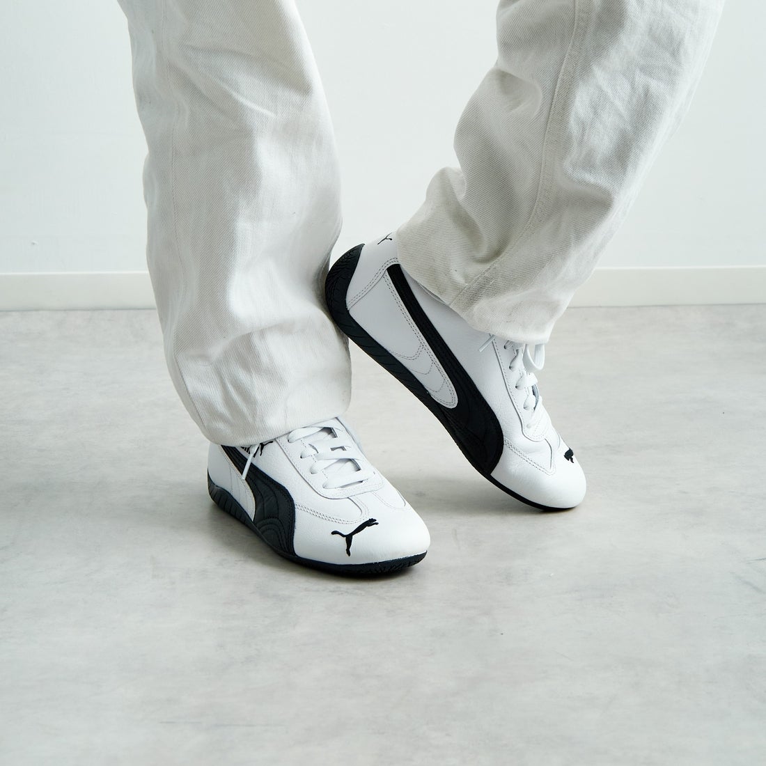 PUMA [プーマ] スピードキャット レザー [401603] 02 PUMA WH