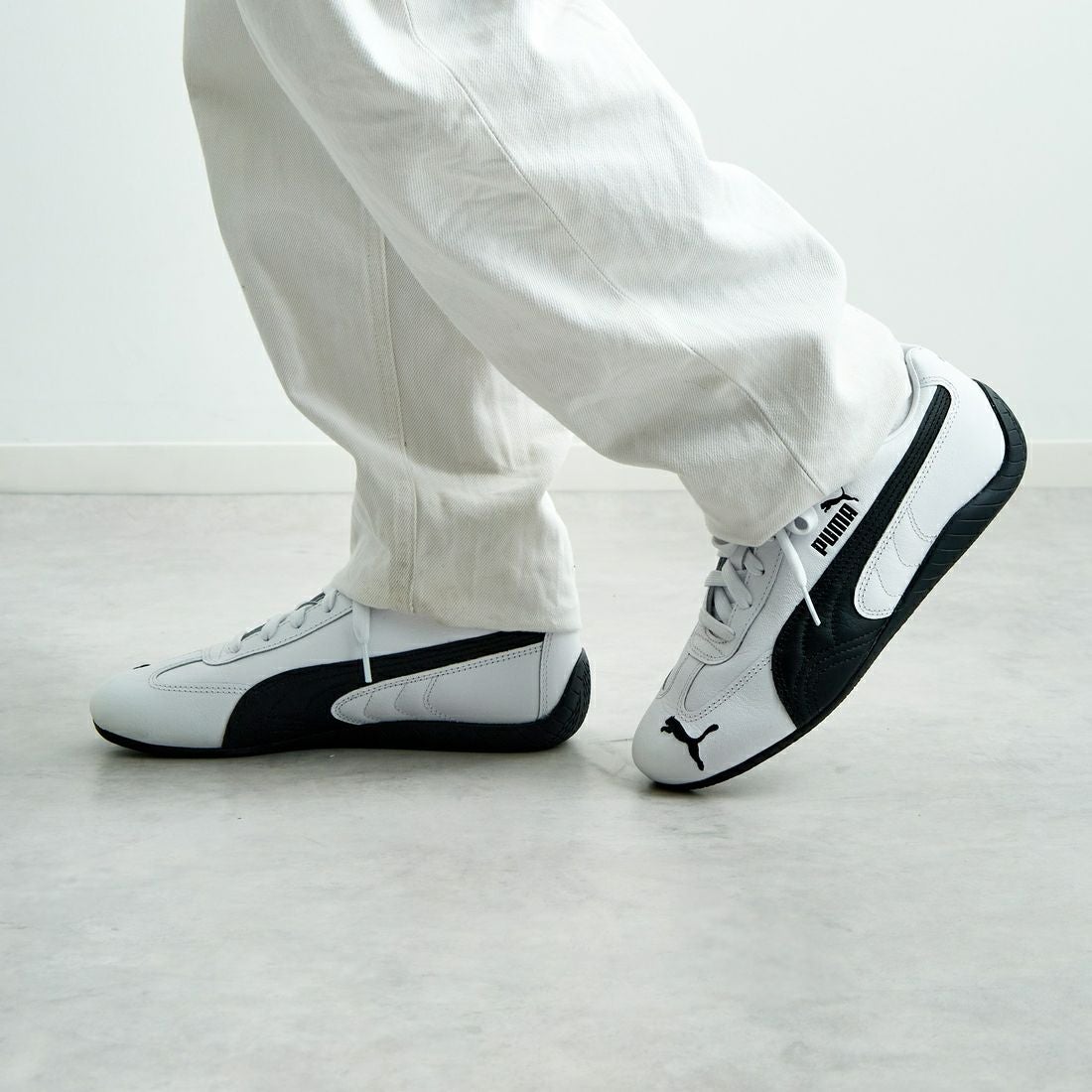 PUMA [プーマ] スピードキャット レザー [401603] 02 PUMA WH