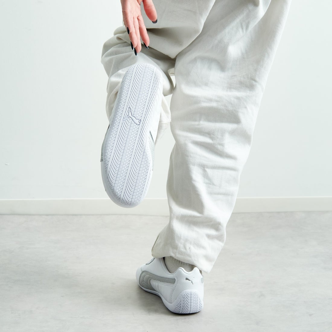 PUMA [プーマ] スピードキャット レザー [401603] 03 PUMA WH