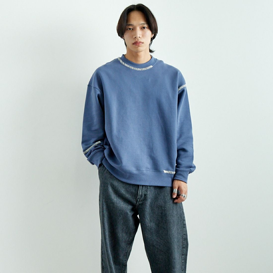 208 BLUE G&&モデル身長：179cm 着用サイズ：2&&