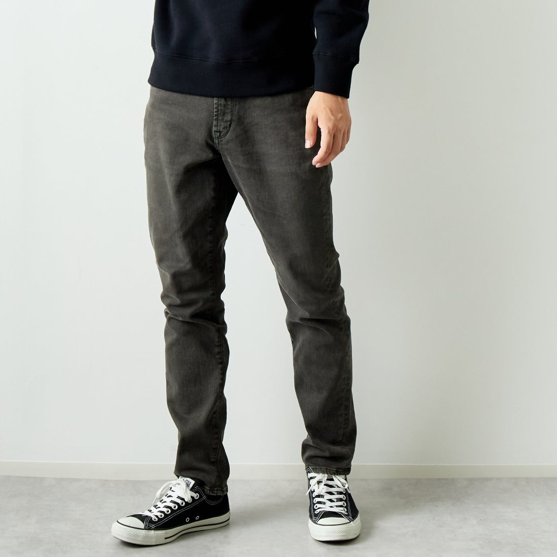 YANUK [ヤヌーク] テーパードデニム PHILIP2/フィリップ2 [57243211] OBS &&モデル身長：179cm 着用サイズ：30&&