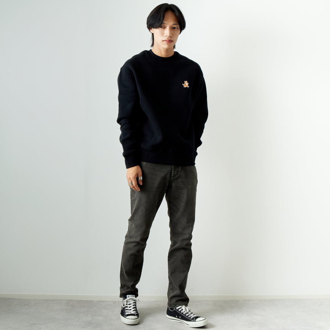 YANUK [ヤヌーク] テーパードデニム PHILIP2/フィリップ2 [57243211] OBS &&モデル身長：179cm 着用サイズ：30&&