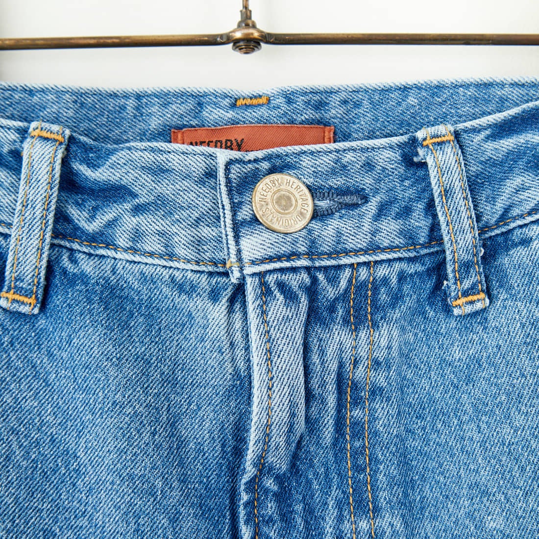 NEEDBY heritage [ニードバイヘリテージ] DANIEL ワイドテーパードデニム [N1C601937IMB] I-MD BLUE