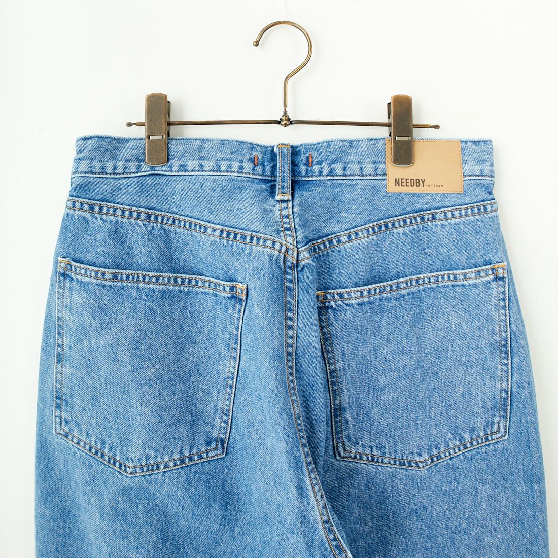 NEEDBY heritage [ニードバイヘリテージ] DANIEL ワイドテーパードデニム [N1C601937IMB] I-MD BLUE